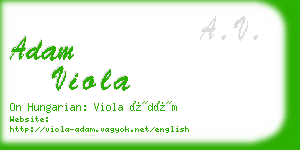 adam viola business card